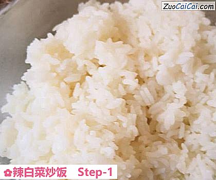 辣白菜炒饭做法第一步骤
