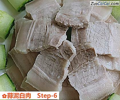 蒜泥白肉做法第六步骤