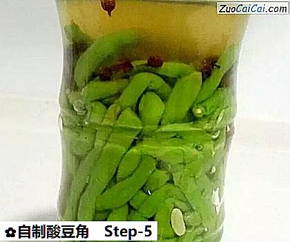 自制酸豆角做法第五步骤