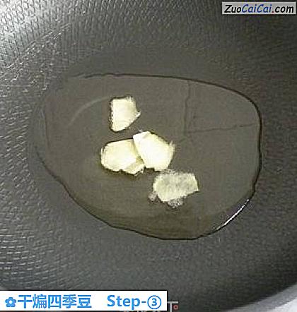 干煸四季豆做法第三步骤