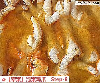 泡菜鸡爪做法第八步骤