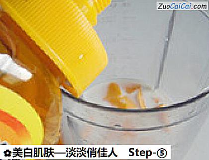 美白肌肤—淡淡俏佳人做法第五步骤