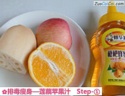 莲藕苹果汁做法第一步骤