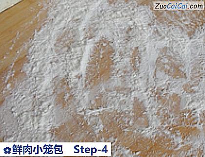 鲜肉小笼包做法第四步骤