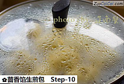 茴香馅生煎包做法第十步骤