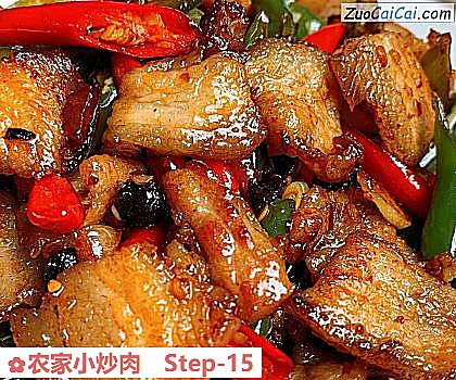 农家小炒肉做法第十五步骤