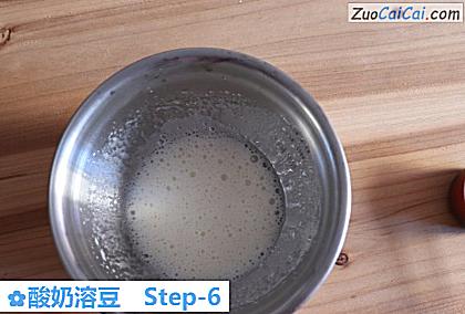 酸奶溶豆做法第六步骤