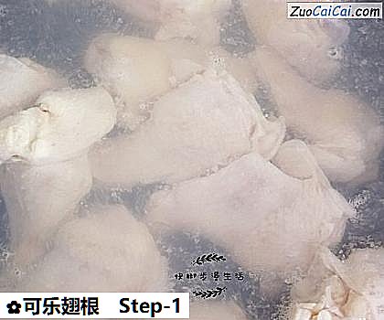 可乐翅根做法第一步骤
