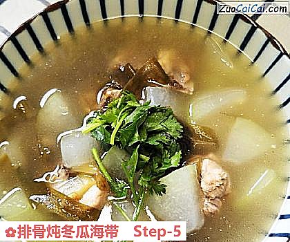 排骨炖冬瓜海带做法第五步骤