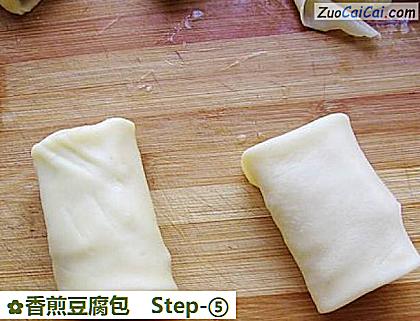 香煎豆腐包做法第五步骤