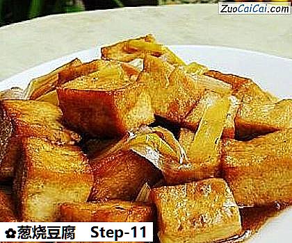 葱烧豆腐成品图1