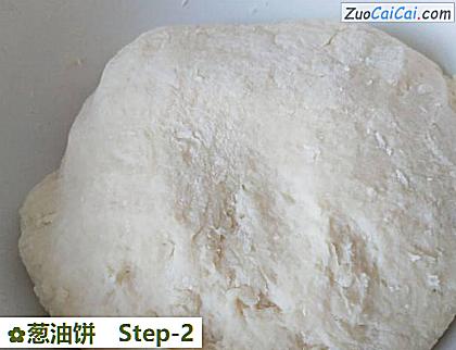 葱油饼做法第二步骤
