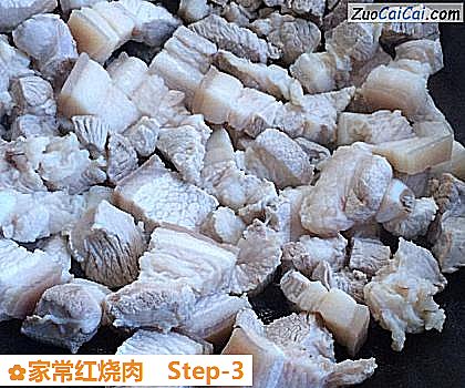 家常红烧肉做法第三步骤