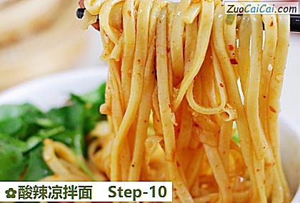 酸辣凉拌面做法第十步骤