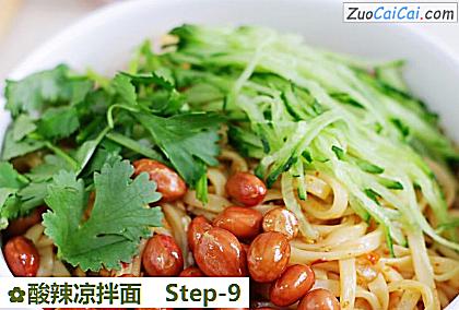 酸辣凉拌面做法第九步骤