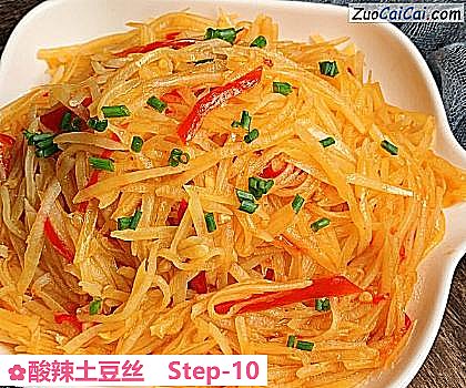 酸辣土豆丝做法第十步骤