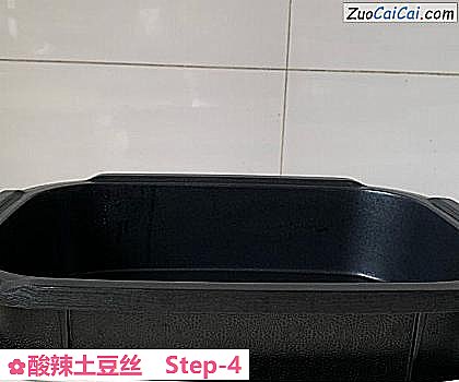 酸辣土豆丝做法第四步骤