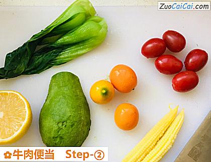 牛肉便当做法第二步骤