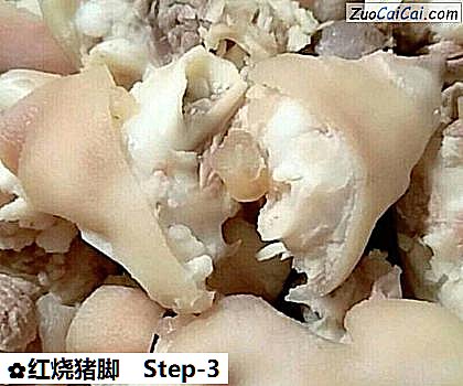 红烧猪脚做法第三步骤