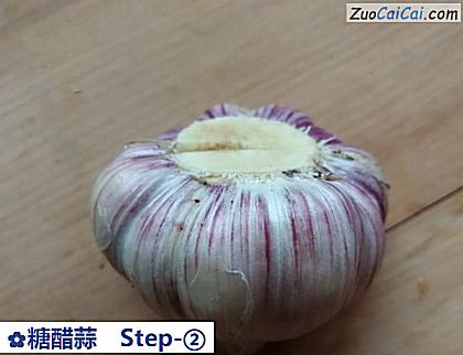 糖醋蒜做法第二步骤