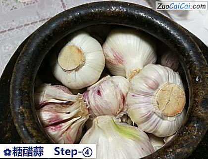 糖醋蒜做法第四步骤