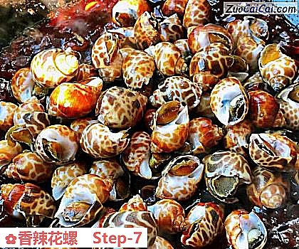 香辣花螺做法第七步骤