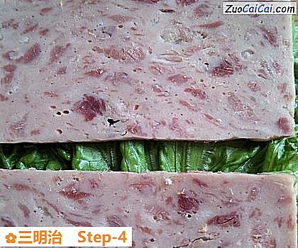 三明治做法第四步骤