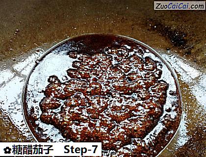 糖醋茄子做法第七步骤