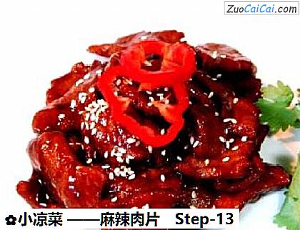 小凉菜——麻辣肉片做法第十三步骤