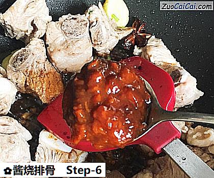 酱烧排骨做法第六步骤