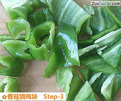 香菇烧鸡块做法第三步骤