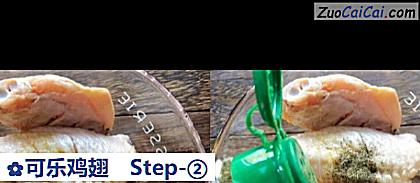 可乐鸡翅做法第二步骤