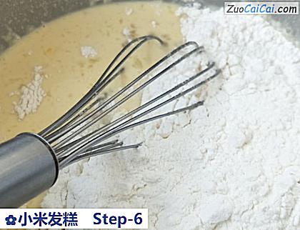 小米发糕做法第六步骤