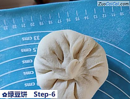绿豆饼做法第六步骤