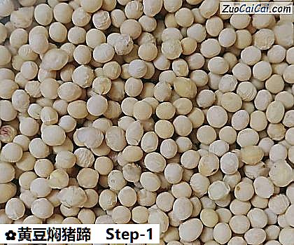 黄豆焖猪蹄做法第一步骤