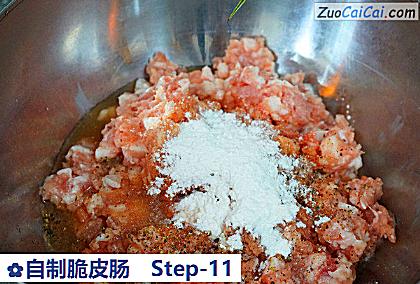 自制脆皮肠做法第十一步骤