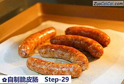 自制脆皮肠做法第二十九步骤