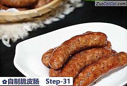 自制脆皮肠做法第三十一步骤