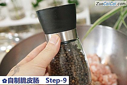 自制脆皮肠做法第九步骤