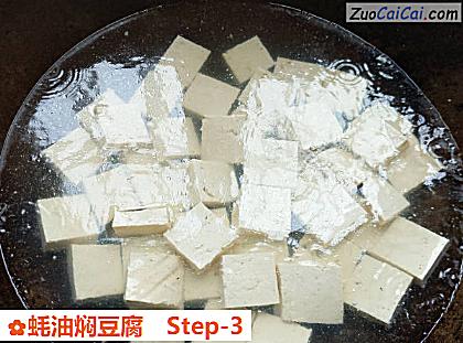 蚝油焖豆腐做法第三步骤