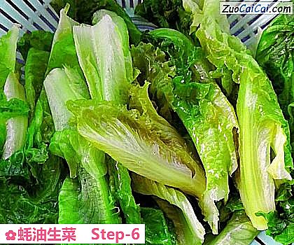 蚝油生菜做法第六步骤