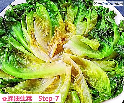 蚝油生菜做法第七步骤