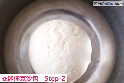 迷你豆沙包做法第二步骤