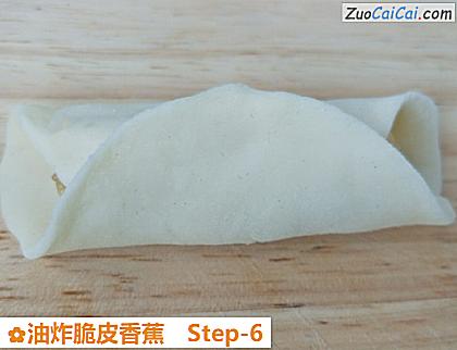 油炸脆皮香蕉做法第六步骤