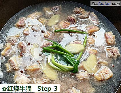 红烧牛腩做法第三步骤