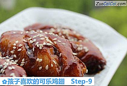 孩子喜欢的可乐鸡翅做法第九步骤