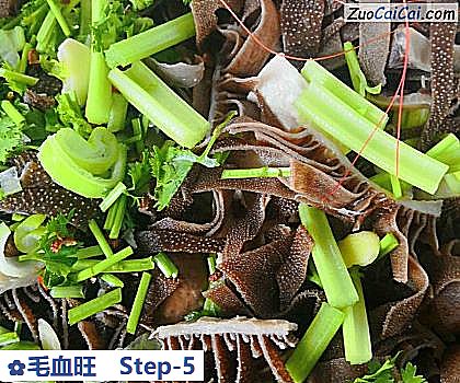 毛血旺做法第五步骤