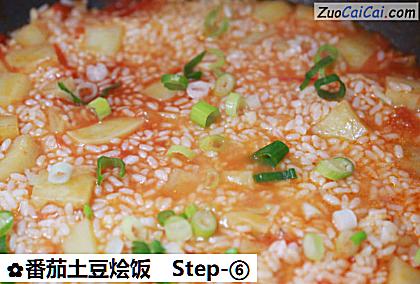 番茄土豆烩饭做法第六步骤