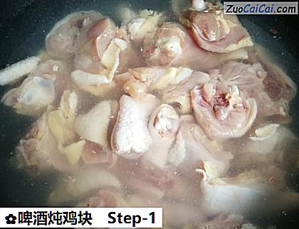 啤酒炖鸡块做法第一步骤