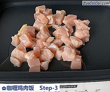 咖喱鸡肉饭做法第三步骤